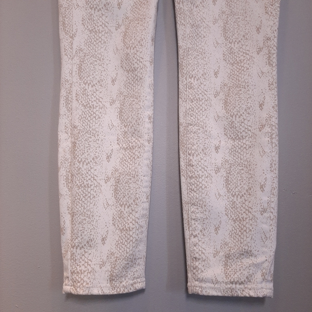Paige Hoxton Ankle Snake Print Skinny Jeans Python Anthropologie Denim Size 26 - Picture 7 of 16